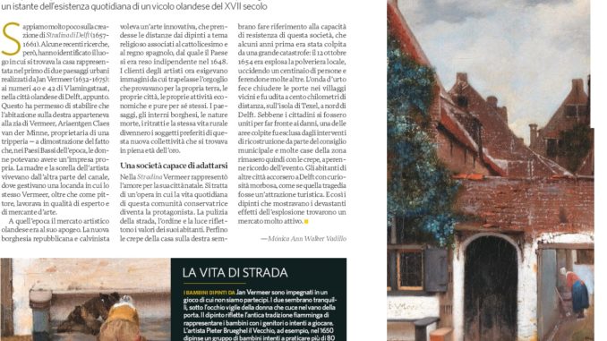 Vermeer fotografa una stradina di Deft