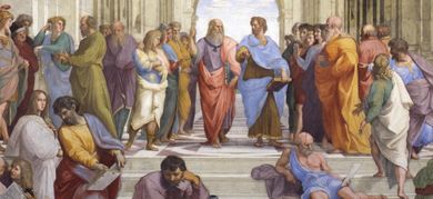 la scuola di atene di Raffaello